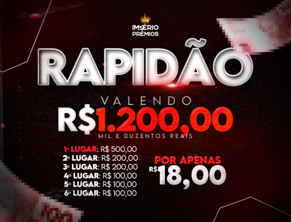 4º RAPIDINHA VALENDO R$1.200