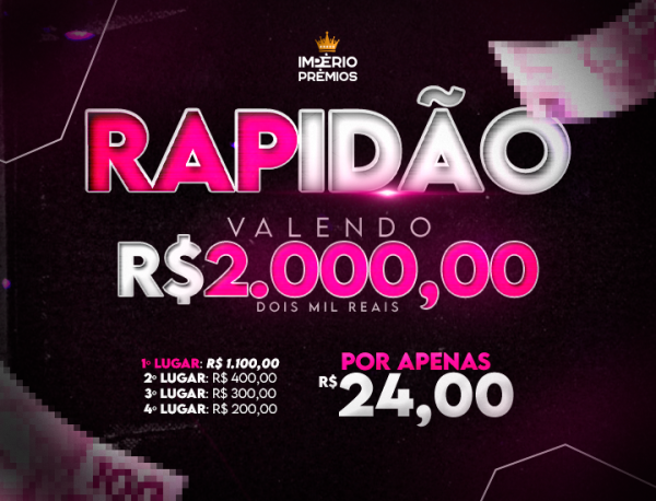 6º RAPIDINHA VALENDO R$2.000
