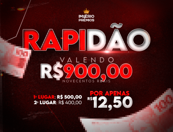 3º RAPIDINHA VALENDO R$900,00